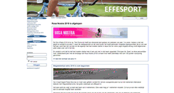 Desktop Screenshot of effesport.nl
