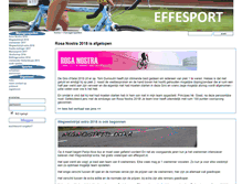 Tablet Screenshot of effesport.nl
